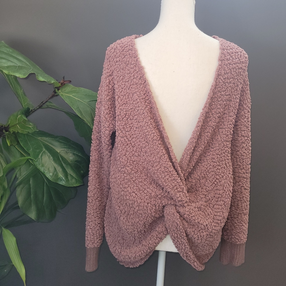 Cross Back Sweater